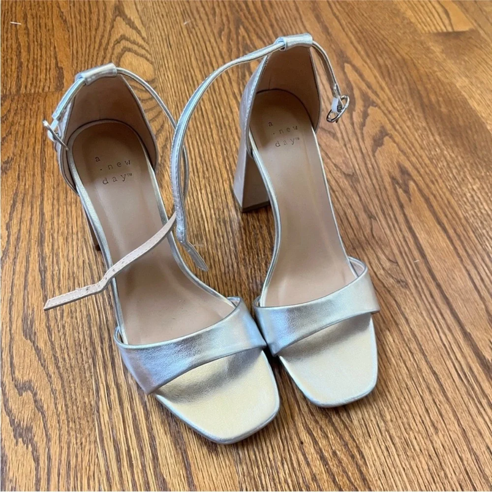 Silver heels